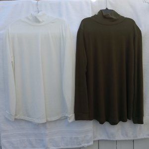 Bundle of 2 turtleneck/long sleeve, brand new, SKU